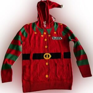 NWT Buddy the Elf Christmas Sweater Size  L